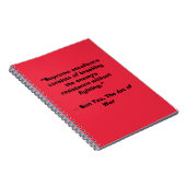 孫子アート・オブ・ウォーベビー受賞者 ノートブック (右側)