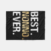 孫孫ノノからのノノ最高のギフト フリースブランケット (正面(横))