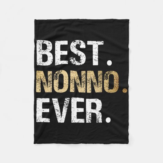 孫孫ノノからのノノ最高のギフト フリースブランケット (正面)