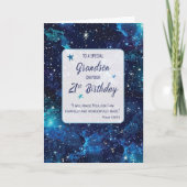 孫宗教21歳の誕生日銀河系 カード (正面)