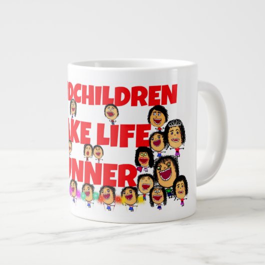 孫式 ジャンボコーヒーマグカップ (正面右)