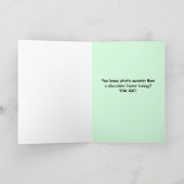 孫復活祭カード シーズンカード (内部)