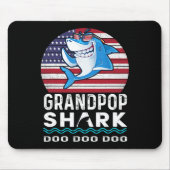 孫悟空シャーク神父の日の贈り物の妻の息子ダグ マウスパッド (正面)