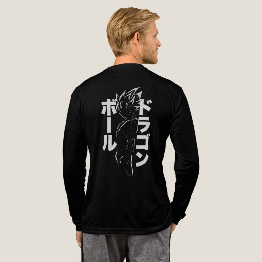孫悟空 ブラック T シャツ (背面全体)