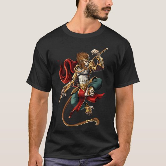 孫悟空 中国の王の猿 Tシャツ (正面)