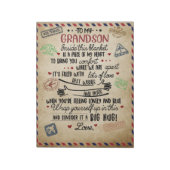 孫愛パーソナライズされた孫への手紙 ノートパッド (回転)