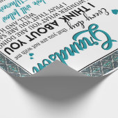 孫愛パーソナライズされた孫への手紙 ラッピングペーパー (角)