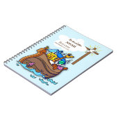 孫洗礼ノアの箱舟パーソナライズされた ノートブック (左側)