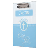 孫洗礼、名前をカスタムする、青い神の子 クリップボード (左)