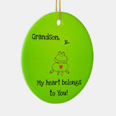 孫私のハートは君のものだ! セラミックオーナメント (右)