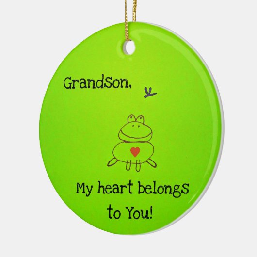 孫私のハートは君のものだ! セラミックオーナメント (左)