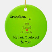 孫私のハートは君のものだ! セラミックオーナメント (裏面)