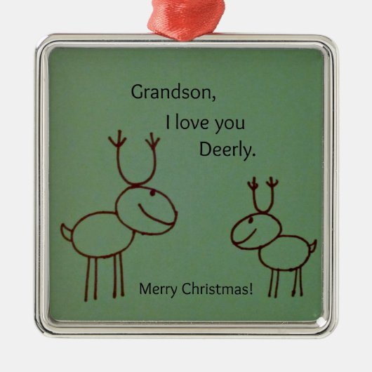 孫私は真剣にあなたを愛している。 メタルオーナメント (正面)