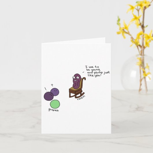 孫空白の親レーズンカード カード (黄色い花)