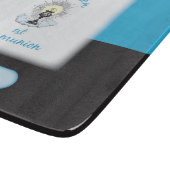 孫第一聖餐式ブルーカップ カッティングボード (角)