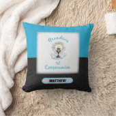 孫第一聖餐式ブルーカップ クッション (ブランケット)