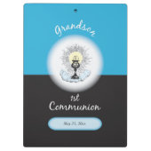 孫第一聖餐式ブルーカップ クリップボード (裏面)