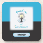 孫第一聖餐式ブルーカップ コースター (正面)