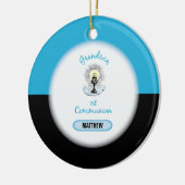 孫第一聖餐式ブルーカップ セラミックオーナメント (左)