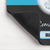 孫第一聖餐式ブルーカップ マウスパッド (コーナー)