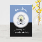 孫第一聖餐式 カード (黄色い花)