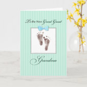 孫素晴らしの新素晴らししい素晴らしおば素晴らしん カード (黄色い花)