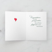 孫素晴らしグリーンフットプ素晴らしリンの新おばあちゃん カード (内部)