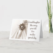 「孫素晴らし娘のシャワー」おめでとう 招待状 (正面)