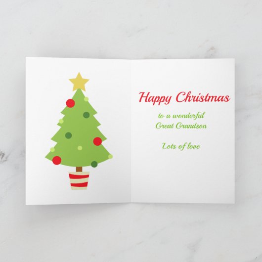 孫素晴らし第1回クリスマスかわいいペンギン シーズンカード (内部)