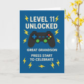 孫素晴らし第11誕生日ゲームコントローラー時代 カード (黄色い花)