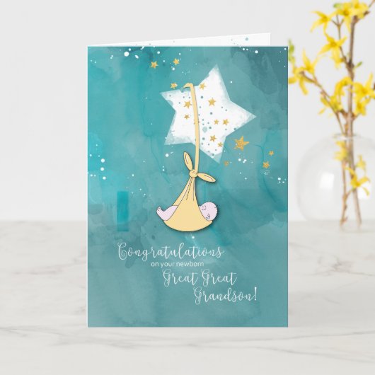 孫素晴らし素晴らしに対する祖父母素晴らしの素晴らし意 カード (黄色い花)