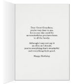 孫素晴らし誕生日抽象芸術デザイン (内側 (右))