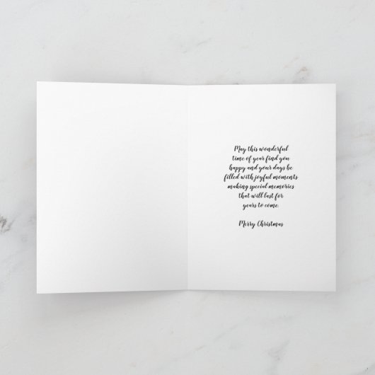 孫素朴と彼の妻のクリスマス カード (内部)