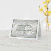 孫結婚と新妻のカード カード (黄色い花)