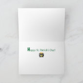 孫聖パトリックス日格言ラッキーと カード (内部)