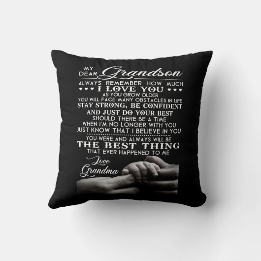 孫親愛 クッション (裏面)