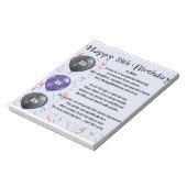 孫詩第18誕生日 ノートパッド (回転)