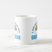 孫誇りを持ったの虹の祖父母の コーヒーマグカップ (中央)