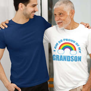 孫誇りを持ったの虹の祖父母の Tシャツ