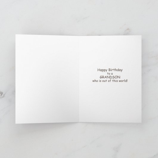 孫誕生日カード カード (内部)