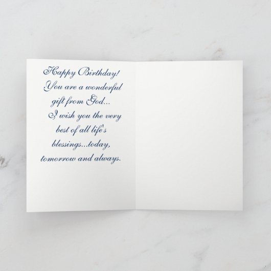 孫誕生日カード カード (内部)