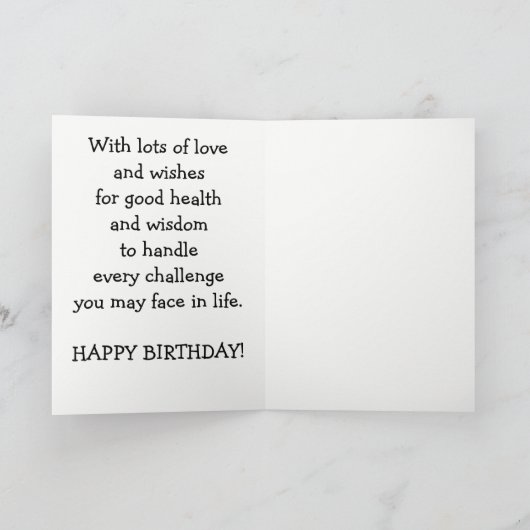 孫誕生日カード カード (内部)