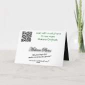 孫賢人Blk -大事な行事をカスタマイズ カード (裏面)