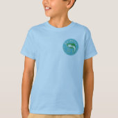 孫魚釣りウィズグランドパ Tシャツ (正面)