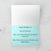 孫1歳の誕生日カード カード (内部)