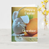 ***孫***お前は一卵良い（復活祭） カード (黄色い花)