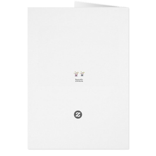 孫、双子おめでとう。 (裏面)