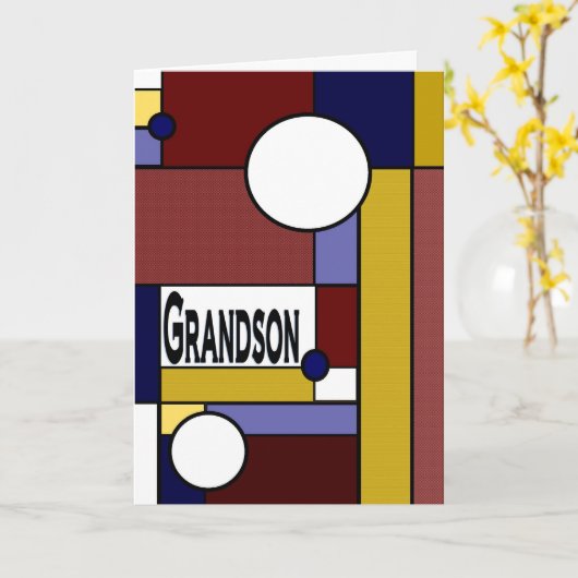 孫-幸せな父の日! カード (黄色い花)