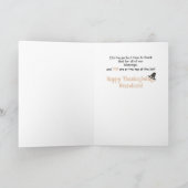 孫、感謝祭トルコ、宗教 シーズンカード (内部)