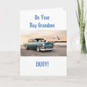 **孫**楽しむ誕生日! カード (正面)